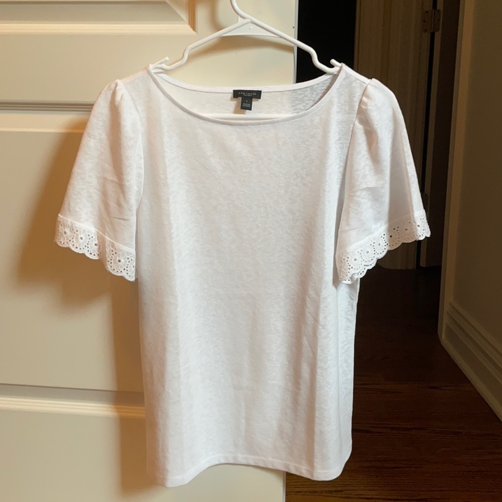 Ann Taylor Factory white top NWOT